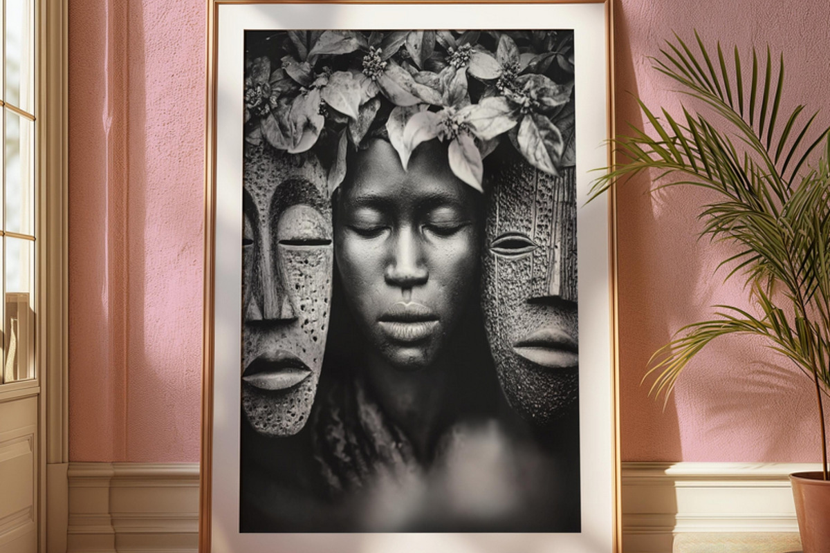 African in Spring Wall Art Set, a Decorative Illustration by PrintablesByFranklyn (Photo 9 of 17)