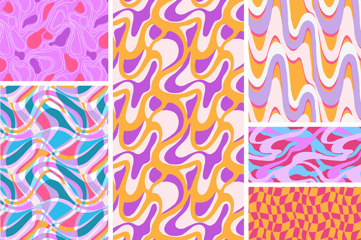PSYCHEDELIC surreal patterns, a Pattern Graphic by Lena Nikolaeva (Photo 10 of 10)