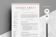 Word Resume Template, a Resume Template by White Graphic (Thumbnail 1 of 4)