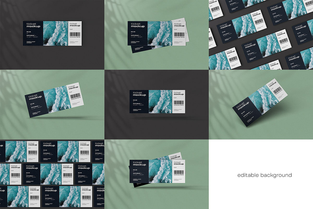 Ticket Mockup, a Product Mockup by dpi (Photo 2 of 10)