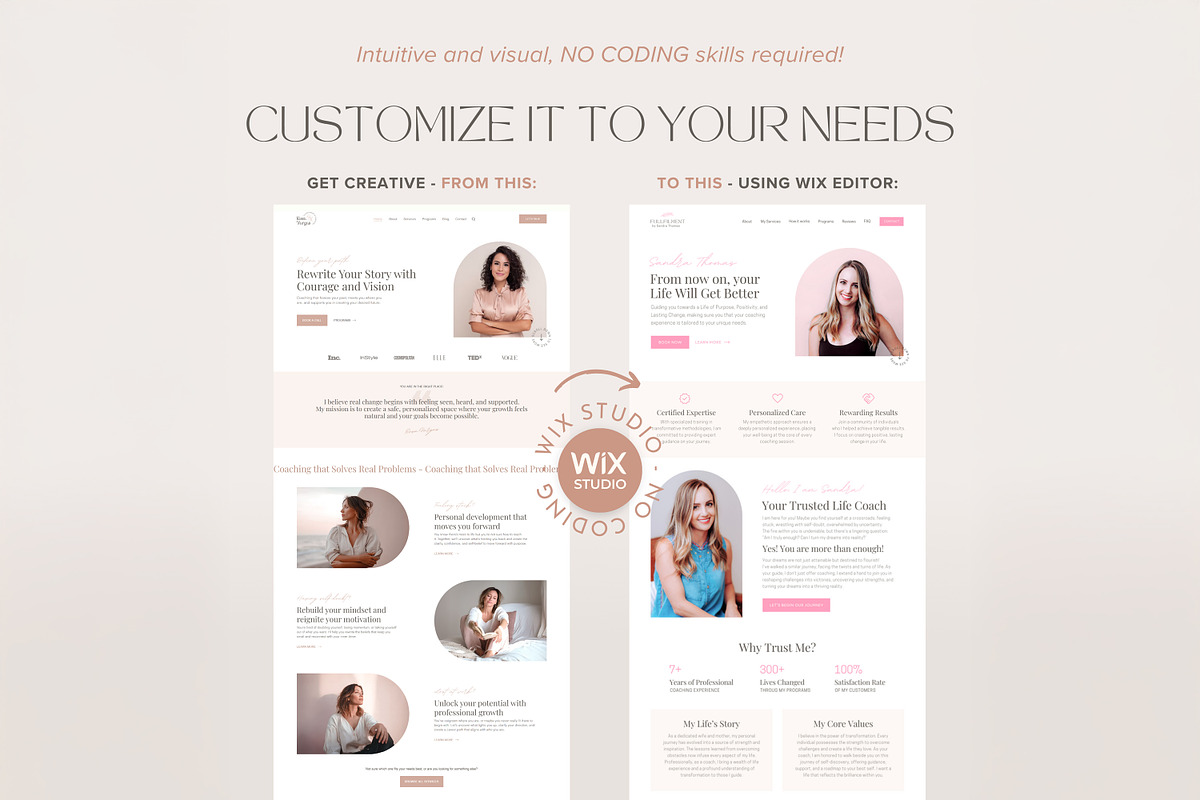 Therapist Wix Studio Template preview 4