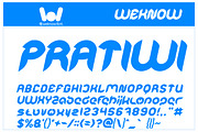 intan putri pratiwi font, a Font by weknow (Thumbnail 3 of 5)
