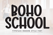 Boho School | Script Font