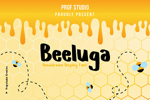 Beeluga - Handdrawn Playful Font