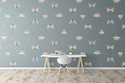 MOTHS and BIRDCAGE watercolor set, an Illustration by Natali Smolova (Thumbnail 5 of 7)