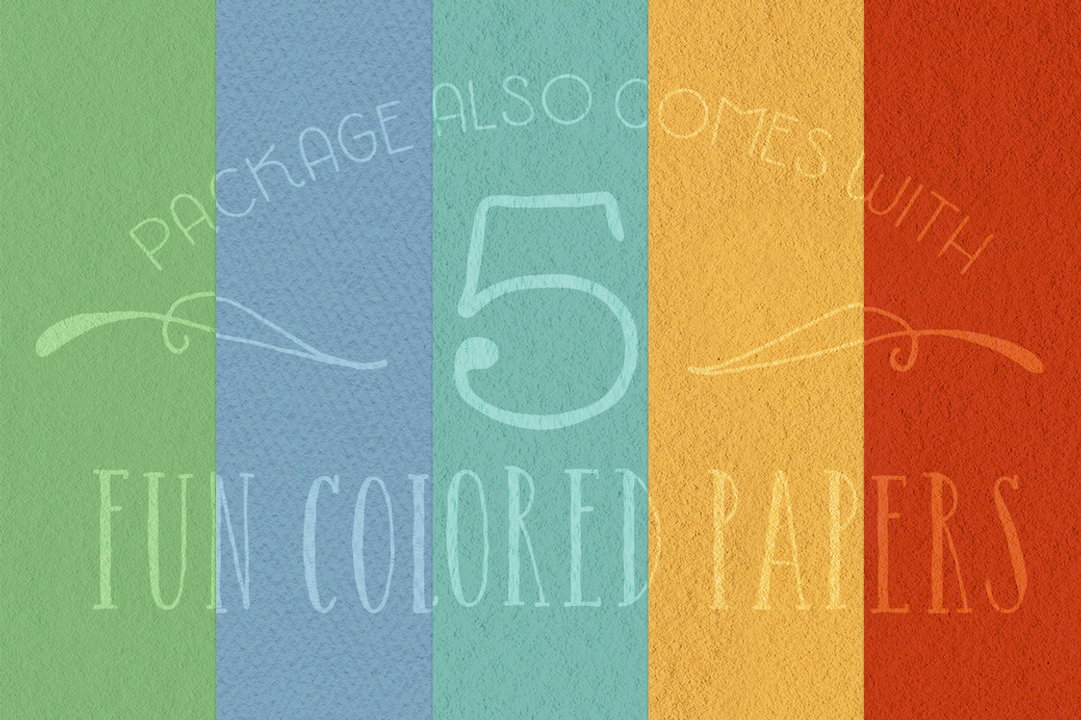 KD Letterpress Paper Pack preview 4