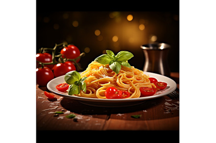 Delicious Italian Spaghetti Plate