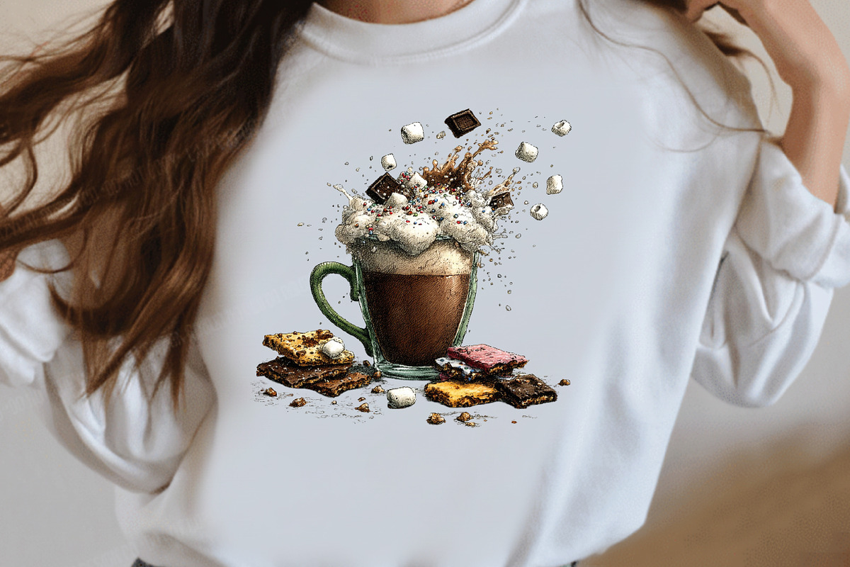 Christmas Hot Cocoa Clipart, a Seasonal Illustration by Designworld (Photo 9 of 11)