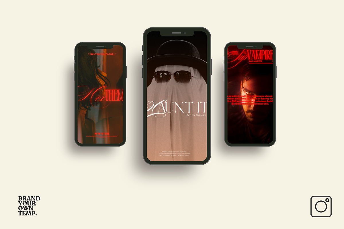 Halloween Canva Template Set 3, a Templates & Theme by BYOTstudios (Photo 8 of 12)
