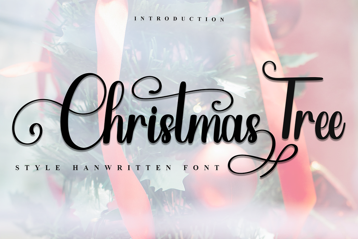 Christmas Tree, a Handwritten Font by FreshTypeINK (Photo 1 of 7)