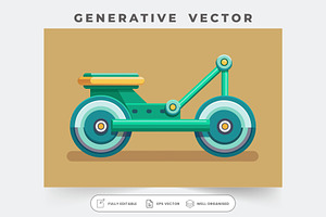A vibrant jade roller design featuri, a Graphic by SouravDesign