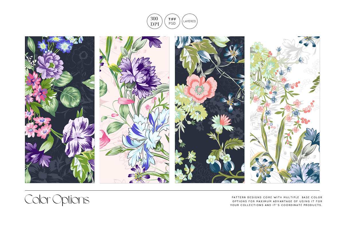 Meadow Flowers Floral Pattern, a Pattern Graphic by Pink Linen (Photo 4 of 12)