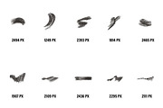 40 Charcoal Photoshop Brushes, a Brush Add-On by DuoFankaar (Thumbnail 14 of 14)
