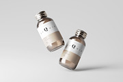 Amber Glass Medicine Bottle Mockup, a Cups & Container Mockup by pmvch (Thumbnail 5 of 10)