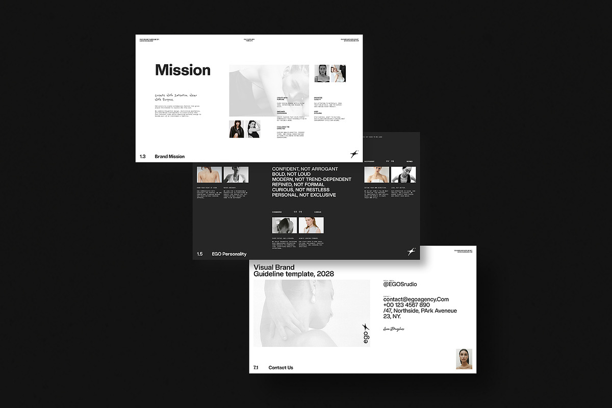 EGO Brand Guideline | CANVA, a Presentation Template by evgenystudio (Photo 7 of 11)