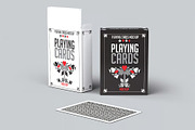 Playing Cards Mock-Up, an Advertising Mockup by Se٧enStudio (Thumbnail 2 of 8)