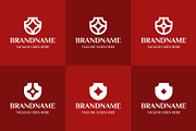 Shield Star Luxury Logo Set, a Branding & Logo Template by Pray Art Design Studio (Thumbnail 2 of 2)