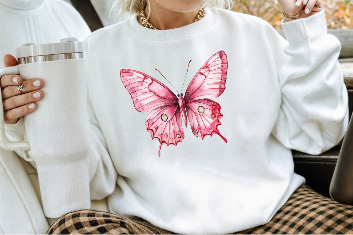 Watercolor Pink Preppy Chinoiserie S, an Illustration by Sublimation Artist (Photo 4 of 6)