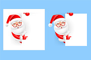Christmas Designs With Santa Claus, an Illustration by Vector beauty (Thumbnail 3 of 4)