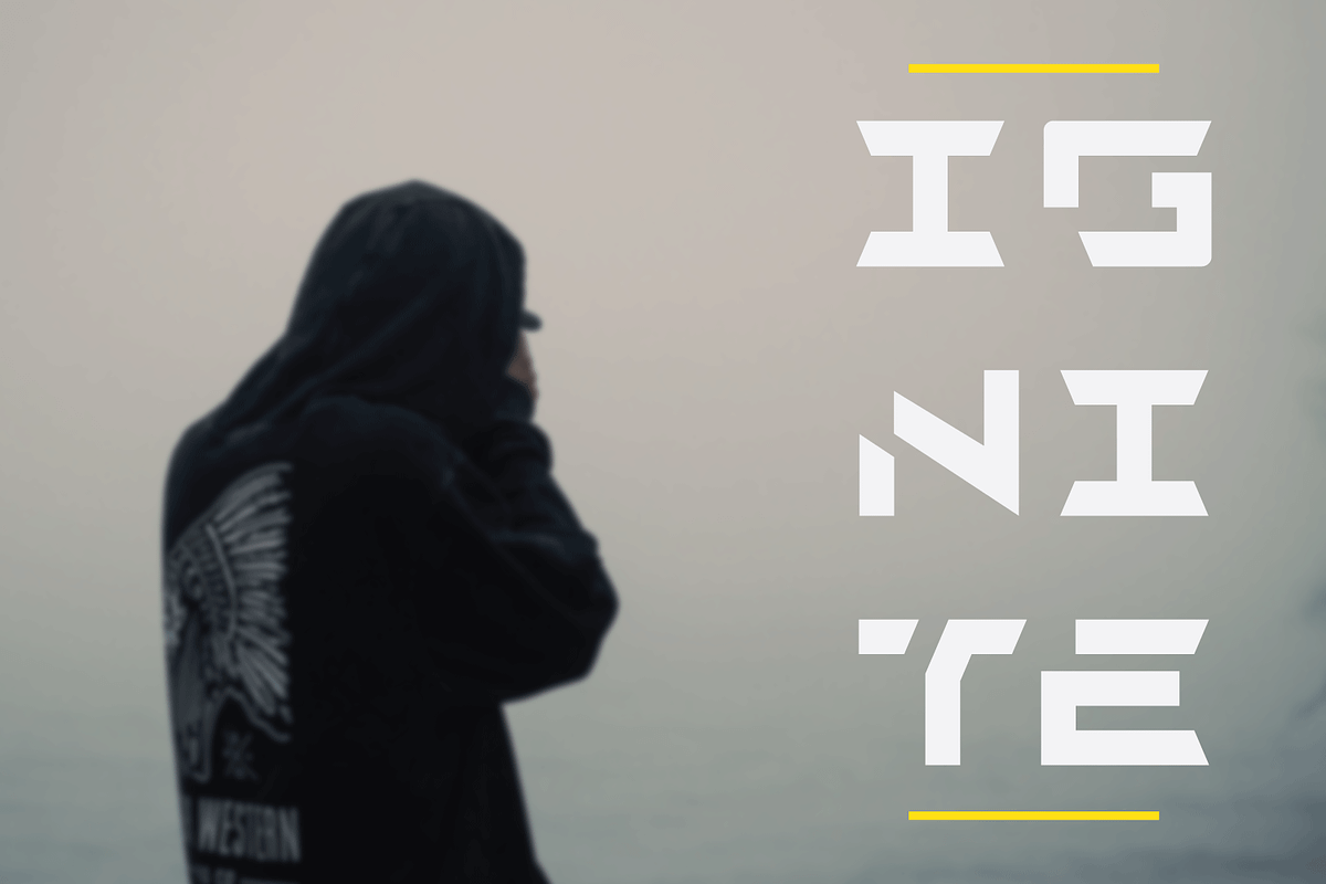 Mexon - Futuristic Font, a Sans Serif Font by Linecreative (Photo 5 of 6)