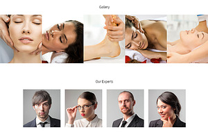 Spa Salon Responsive One Page Theme