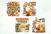 Retro Groovy Summer Design Bundle, an Object Illustration by Creative Art (Thumbnail 5 of 7)