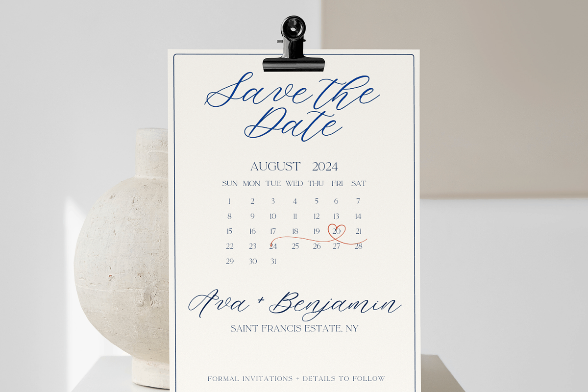 Save The Date Calendar Template, an Invitation Template by Story Native (Photo 3 of 6)