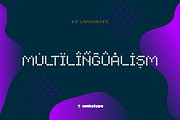 Lingodot Creative Display Font, a Symbol Font by alpercakici (Thumbnail 7 of 11)