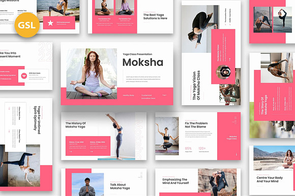 Moksha - Yoga Class Google Slides preview 7
