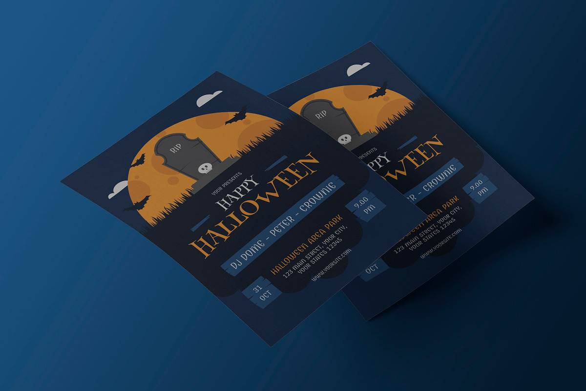 Happy Halloween Flyer, a Flyer Template by Neermana (Photo 3 of 4)