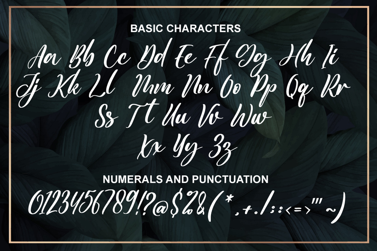 Marchela a Modern Calligraphy Font, a Script Font by Fatmawati (Photo 10 of 12)