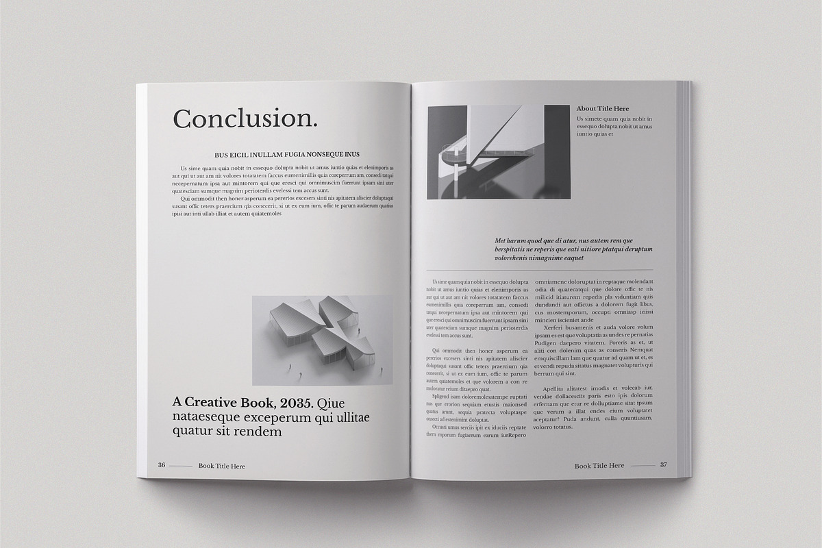 Book Title Layout Design Template, a Brochure Template by TemplateFolio-Shop (Photo 14 of 19)