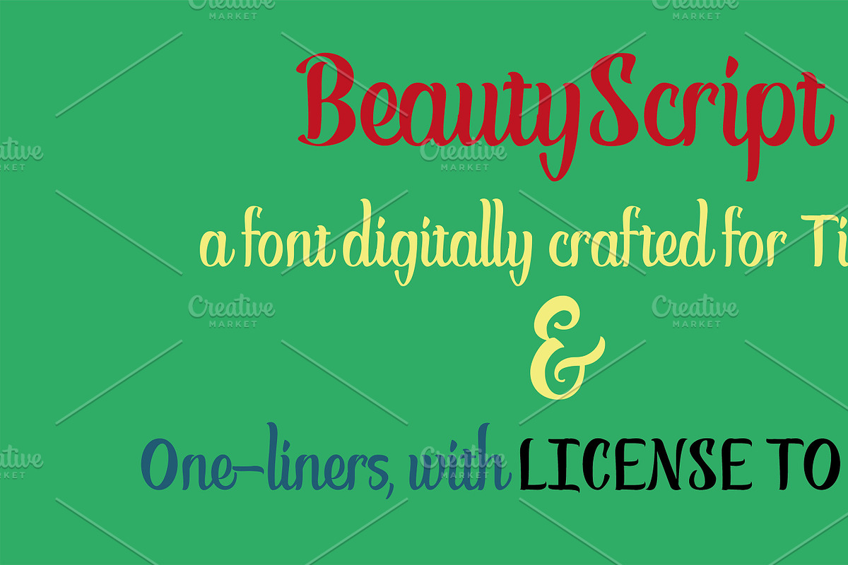 Beaty Script - Font