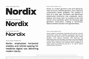 GC Nordix - Bold Geometry Type, a Sans Serif Font by Glyphonic (Thumbnail 5 of 15)