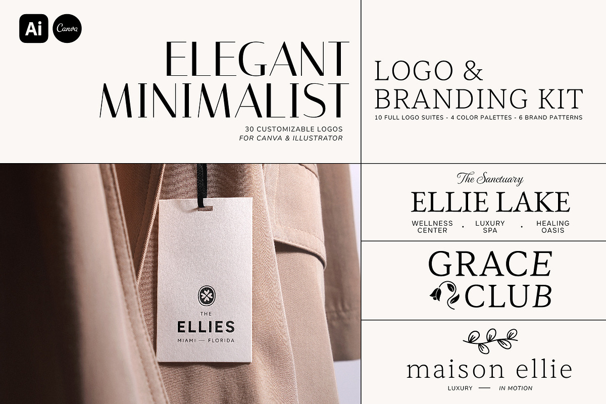 Minimalist Logos & Branding Kit
