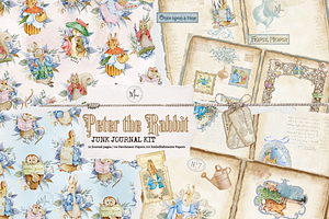 PETER RABBIT Junk Journal Kit