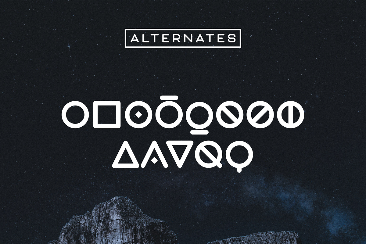 Vulcano Display Font preview 6