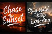 Sunset Brush Script Font, a Script Font by cocodesign (Thumbnail 3 of 7)