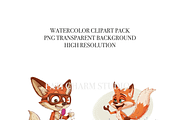 20 Summer Fox Clipart, an Animal Illustration by Pati Charm Studio (Thumbnail 4 of 8)