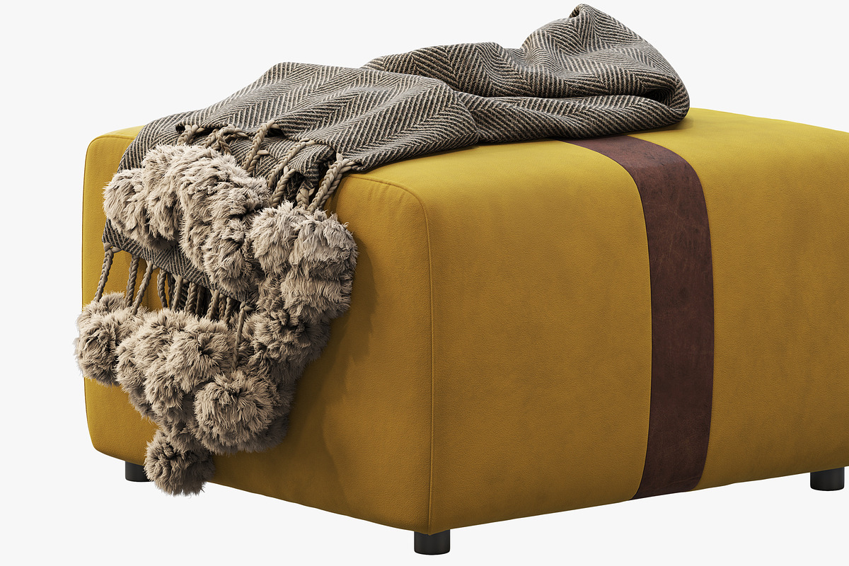 Joybird Malachi Ottoman, a Furniture 3D Model by 3dmitruk (Photo 8 of 18)