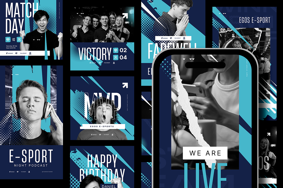 EGOS Stream Package Canva Template, a Templates & Theme by Angkalimabelas (Photo 2 of 6)