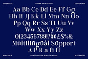 Rethena - Modern Serif Font, a Serif Font by RagamKata (Thumbnail 8 of 9)