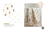 Good Night Baby Patterns Clipart, a Pattern Graphic by vatrushkaprint_store (Thumbnail 2 of 10)