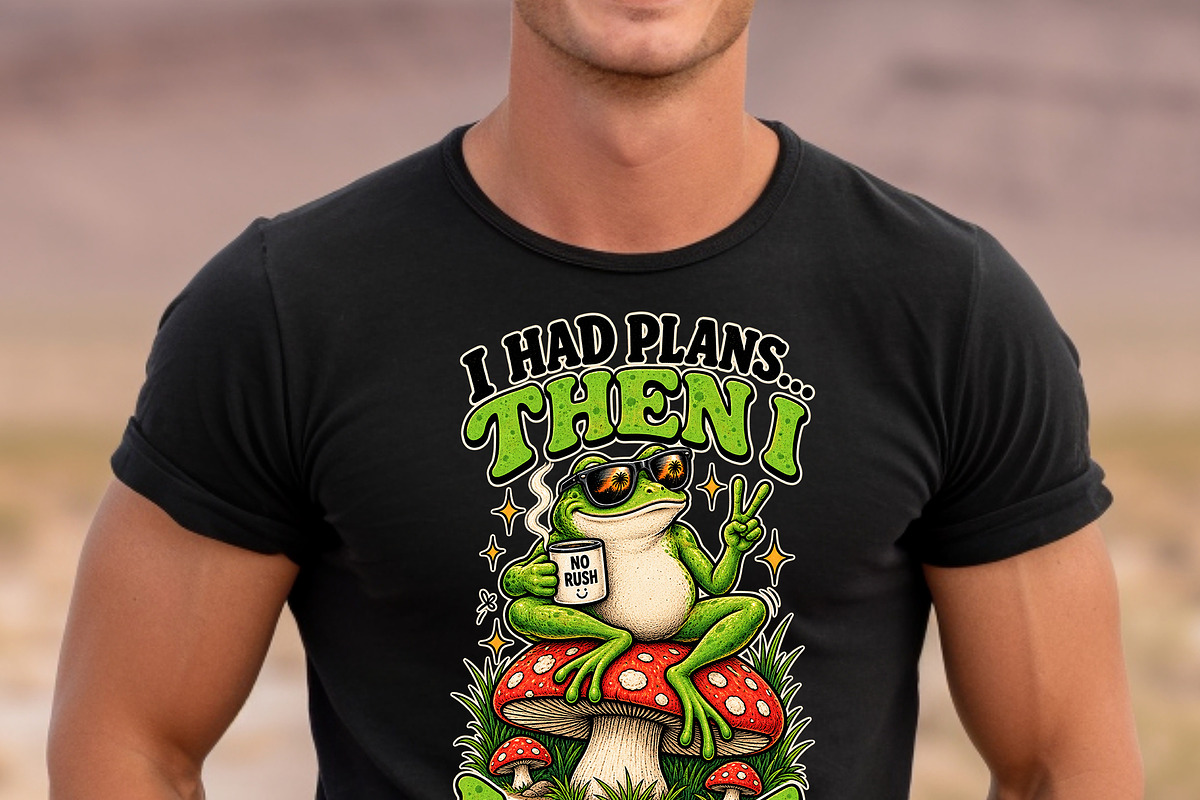 I Had Plans Then I Froggot Cute PNG, an Object Graphic by Star Graphic Design (Photo 2 of 12)
