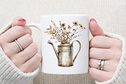 Sepia Autumn Farm Clipart, an Illustration by Sublimation Artist (Thumbnail 5 of 6)