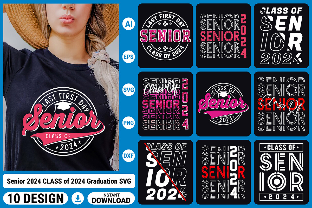 Senior 2024 CLASS of 2024 Graduation, an Object Graphic by Ya_ Design Store (Photo 1 of 2)