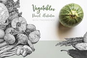 Fruits & Vegetables illustrations, a Graphic by StDamos (Thumbnail 3 of 7)