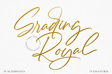 Grading Royal - Stylish Calligraphy