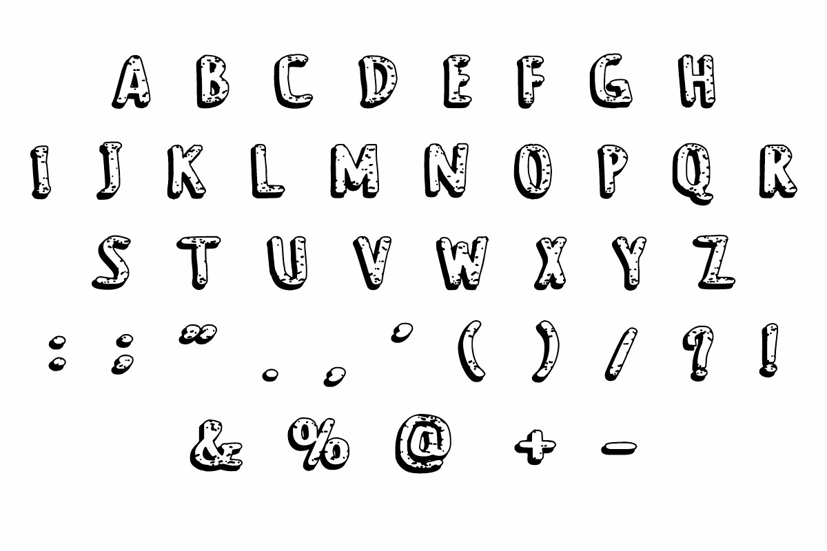 Black White, a Handwritten Font by Fourteen Letter (Photo 3 of 7)