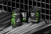 Paper Cups Mockup – Industrial Cafe, a Product Mockup by fakhroo (Thumbnail 2 of 3)